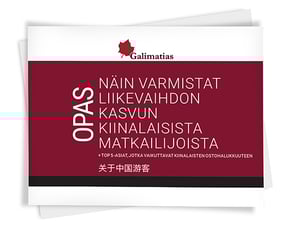 Opas: näin varmistat liikevaihdon kasvun kiinalaisista matkailijoista