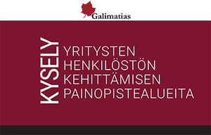 yritysten henkilöstön kehittämisen painopisteet