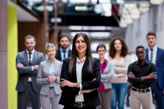 young multi ethnic business people group walking standing and top view.jpeg